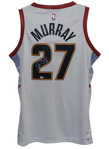Jamal Murray Signed Denver Nuggets Silver Swingman 52 Jersey FAN 39641