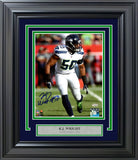 K.J. KJ WRIGHT AUTOGRAPHED FRAMED 8X10 PHOTO SEATTLE SEAHAWKS MCS HOLO 200397