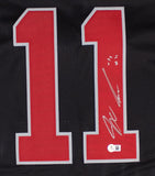 Jaxon Smith Njigba Signed Ohio State Buckeyes Jersey Beckett/ 2022 Rose Bowl MVP