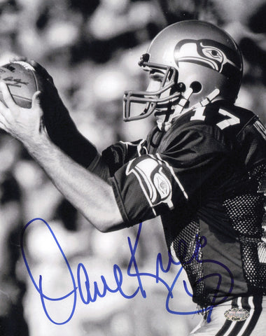 Dave Krieg Autographed Signed 8x10 Photo Seattle Seahawks MCS Holo #63483