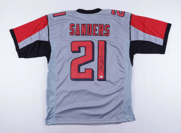 Deion Sanders Signed Atlanta Falcons Jersey (Beckett COA) "Neon Deion"