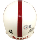 Jim Plunkett Autographed Stanford Cardinal Mini Helmet Heisman Beckett 52747