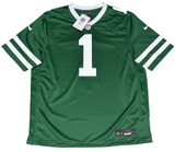 AHMAD SAUCE GARDNER SIGNED NEW YORK JETS #1 LEGACY GREEN NIKE JERSEY BECKETT