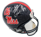 Archie Manning Signed Ole Miss Rebels VSR4 Full Size NCAA Helmet with "CHOF 89"