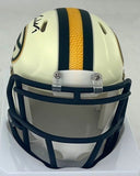 Packers CHRISTIAN WATSON Signed Riddell RIVALRY Speed Mini Helmet AUTO - BAS