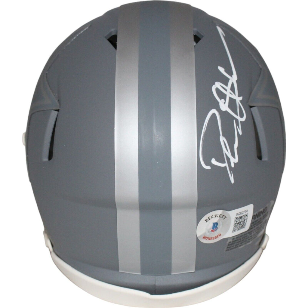 Deion Sanders Signed Dallas Cowboys Slate Mini Helmet BAS 42767 – Super ...
