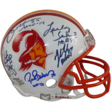 Lee Roy Selmon +4 Tampa Bay Buccaneers Signed 75-96 Mini Helmet Beckett 57261