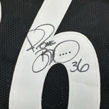 Autographed/Signed Jerome Bettis Pittsburgh Black Football Jersey JSA COA