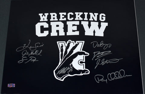 DAT NGUYEN RAY CHILDRESS +5 SIGNED TEXAS A&M AGGIES WRECKING CREW 16x20 PHOTO
