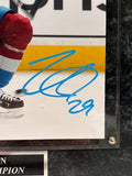 Nathan MacKinnon Autographed 8x10 Avalanche Action Photo with Plaque JSA COA
