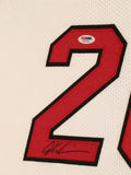 FRAMED SIGNED AUTOGRAPHED JUSTISE WINSLOW MIAMI HEAT JERSEY PSA/DNA COA