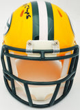 ANDRE RISON AUTOGRAPHED PACKERS YELLOW SPEED MINI HELMET SB 31 CHAMPS JSA 232852
