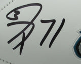 Jason Peters Signed/Inscribed Philadelphia Eagles Logo Football JSA 167008