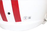 Watt Brothers Combo Signed F/S Wisconsin Badgers Speed Helmet Beckett 39788