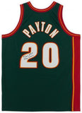 FRMD Gary Payton Supersonics Signed Mitchell & Ness Authentic Jersey with Insc
