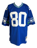 Steve Largent Signed Seattle Seahawks M&N 1985 Legacy Jersey HOF 95 BAS