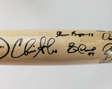 1990 World Series Champions Reds Team-Signed Bat by 8 Larkin, Davis, Rijo, Sabo+