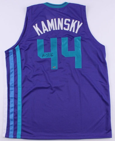 Frank Kaminsky Signed Hornets Jersey (Schwartz COA) 1st Rd Charlotte Pick 2015