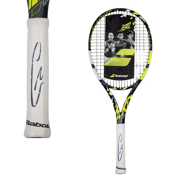 Carlos Alcaraz Signed Babolat Tennis Racket with Beckett COA