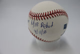 German Marquez Autographed MLB Baseball Inscribed "MLB Debut 9-18-16" JSA