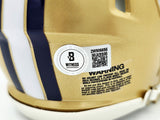 MICHAEL PENIX JR. AUTOGRAPHED WASHINGTON GOLD MINI HELMET BECKETT WITNESS 242577