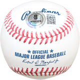 Nolan Ryan Autographed/Signed Texas Rangers OML Baseball Beckett 51245