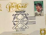 Gaylord Perry Autographed Perez-Steele Postcard 11th Series Card #210 JSA COA