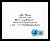 Bobby Allison NASCAR Authentic Signed 3.75x3.5 Postcard Autographed BAS