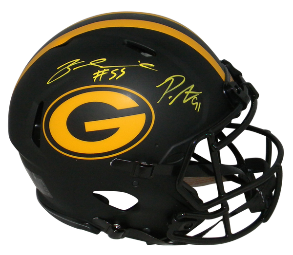 PRESTON ZA'DARIUS SMITH SIGNED GREEN BAY PACKERS ECLIPSE AUTHENTIC SPEED HELMET