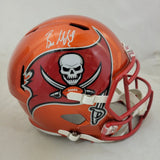 BAKER MAYFIELD SIGNED TAMPA BAY BUCCANEERS F/S FLASH SPEED REP HELMET BAS QR
