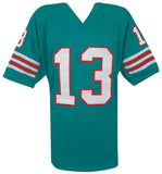 Dan Marino & Sean Young Signed Teal Custom Jersey w/Ray Finkle, Laces Out/SS COA