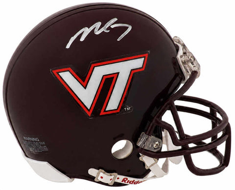 Michael Vick Signed Virginia Tech Hokies Riddell (VSR4) Mini Helmet - (SS COA)