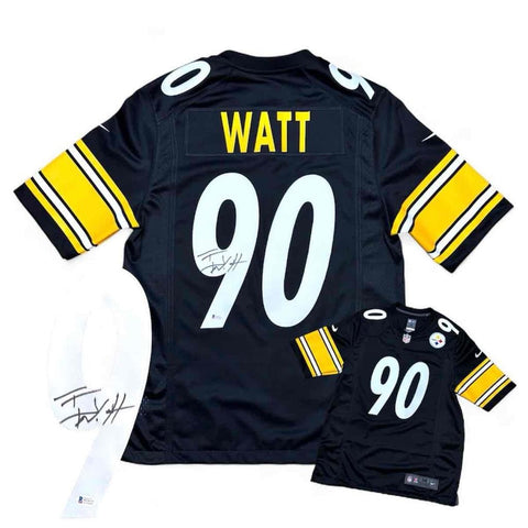 TJ Watt Autographed Signed Pittsburgh Steelers Nike Jersey - Beckett