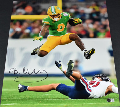 BUCKY IRVING AUTOGRAPHED OREGON DUCKS 16x20 PHOTO BECKETT