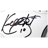 Kordell Stewart Signed Pittsburgh Steelers Logo Football Slash Beckett 52789
