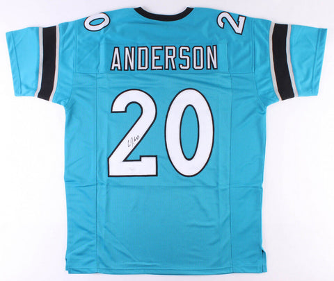 C J. Anderson Signed Panthers Jersey (JSA) Super Bowl "L" Champ / Running Back