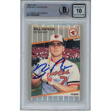 Billy Ripken Autographed 1989 Fleer 616 Trading Card 10 Grade Beckett 49365