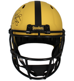 Troy Polamalu Autographed Pittsburgh Steelers 'RAVE' Full Size Helmet Beckett