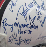 NFL Hall of Famers Multi-Signed (32) Full Size Replica Football Helmet 213068