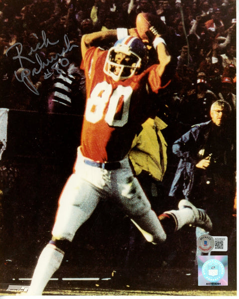 Rick Upchurch Autographed/Signed Denver Broncos 8x10 Photo Beckett 55866