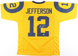 Van Jefferson Signed Los Angeles Rams Throwback Jersey (Beckett) Super Bowl LVI