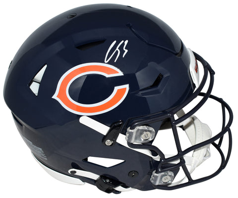 LUTHER BURDEN III SIGNED CHICAGO BEARS AUTHENTIC SPEEDFLEX HELMET BECKETT