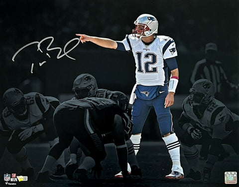 Tom Brady New England Patriots Signed Spotlight 16x20 Photo Fanatics Authentic