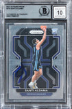 Grizzlies Santi Aldama Signed 2021 Panini #276 Rookie Card Auto 10! BAS Slabbed