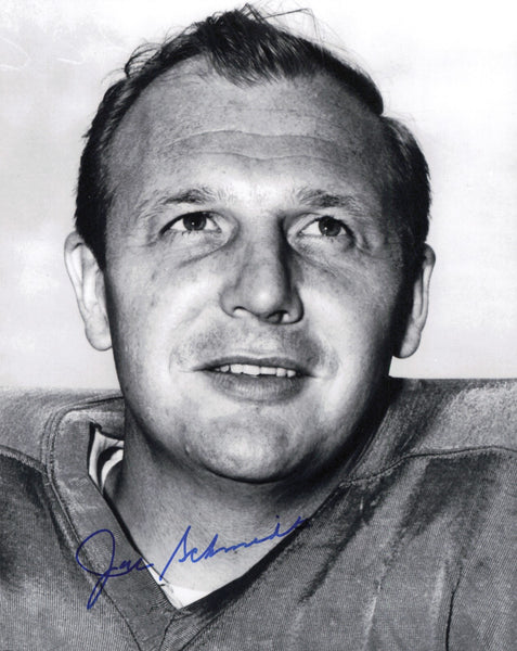 Joe Schmidt Autographed Signed 8x10 Photo Detroit Lions SKU #245894