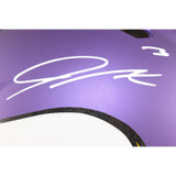 Jordan Addison Autographed Minnesota Vikings Authentic Helmet Beckett 50972