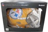 Dermontti Dawson Autographed Pittsburgh Steelers F/S Gold Helmet Beckett W 55390