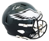 Eagles Brandon Graham Signed Full Size Speed Rep Helmet w/ Case JSA Witness