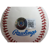 Ryan Klesko Autographed 1995 World Series Baseball Beckett 44337