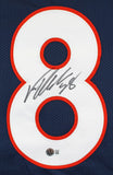Von Miller Authentic Signed Navy Blue Pro Style Jersey Autographed BAS Witness 2